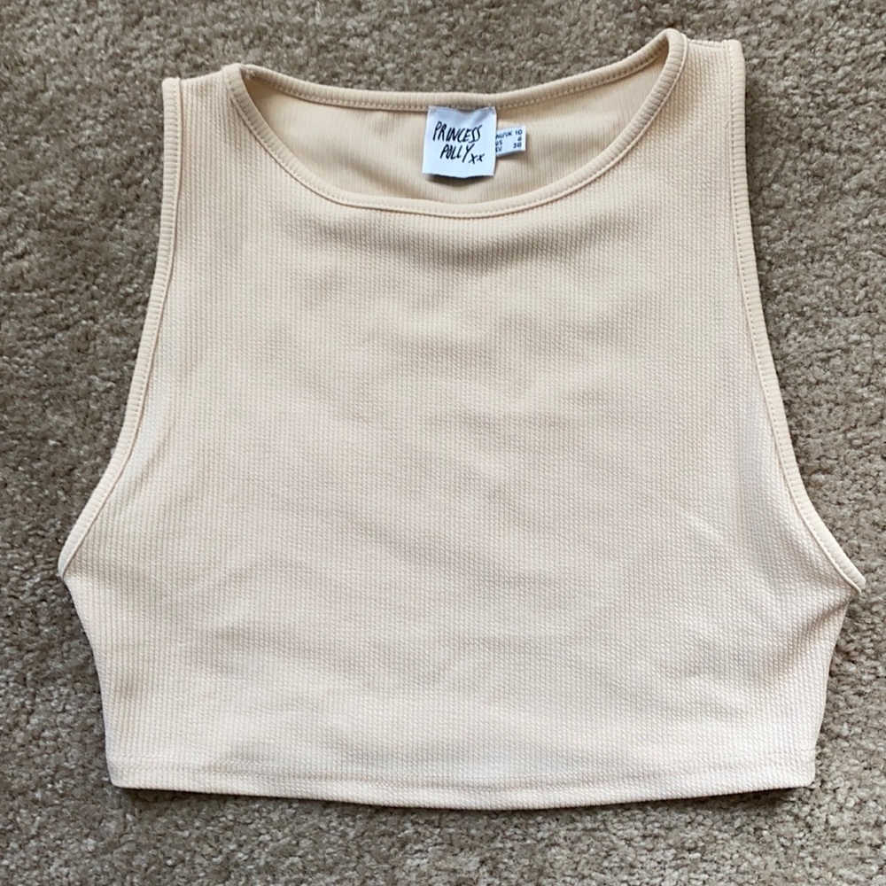 Princess Polly Laila Top in Beige size 6